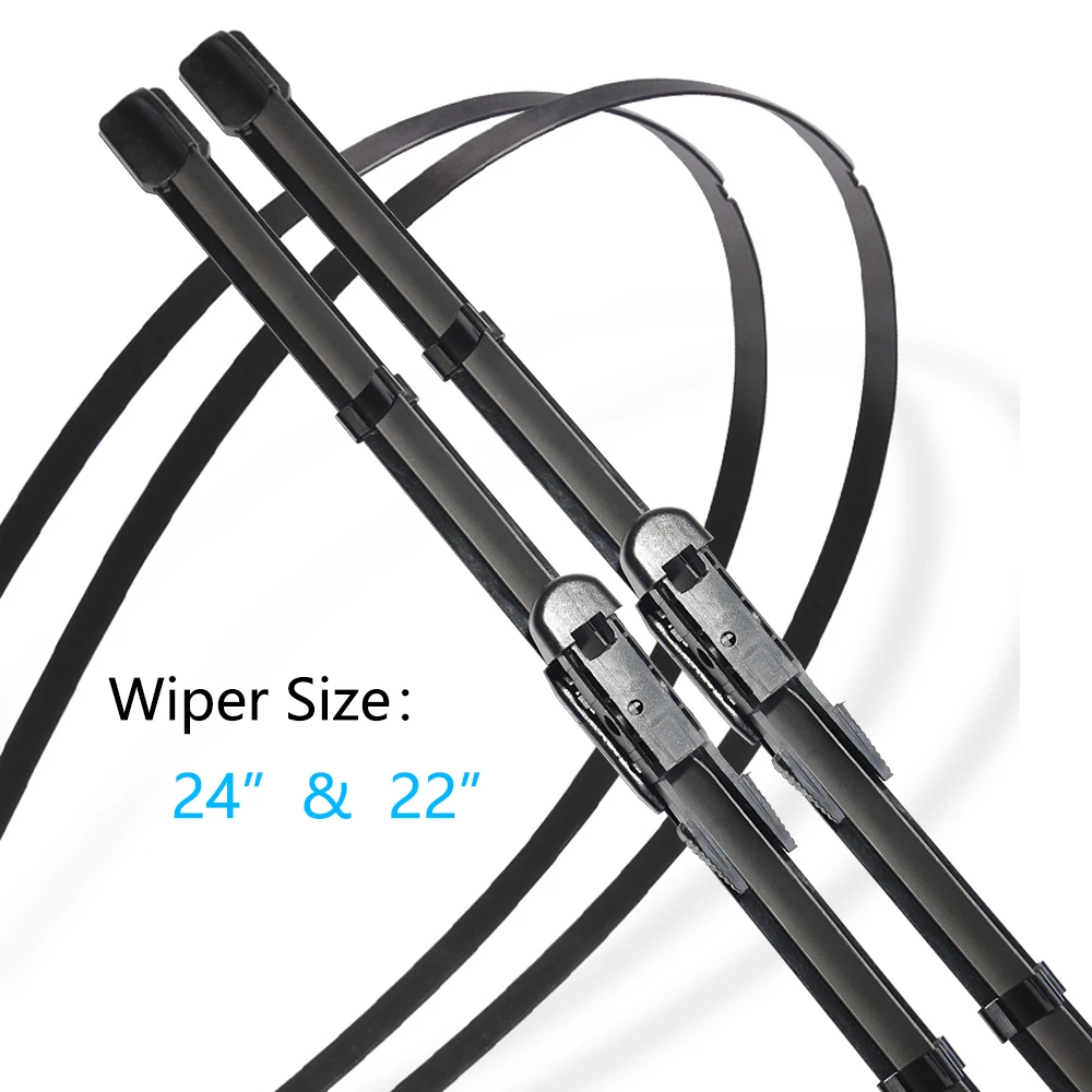 For Smart Fortwo W451 2008 2009 2010 2011 2012 2013 2014 Front Rear Set Wiper Blades Window Windscreen Windshield Car Accessory