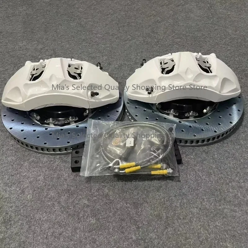 6 Pot Big Brake Kit Forged Front Disc Racing Modified 6 Piston Brake Caliper for Audi A3 A4 A5 A6 A7 Q5 Q7 Q8 TT RS R8 Series