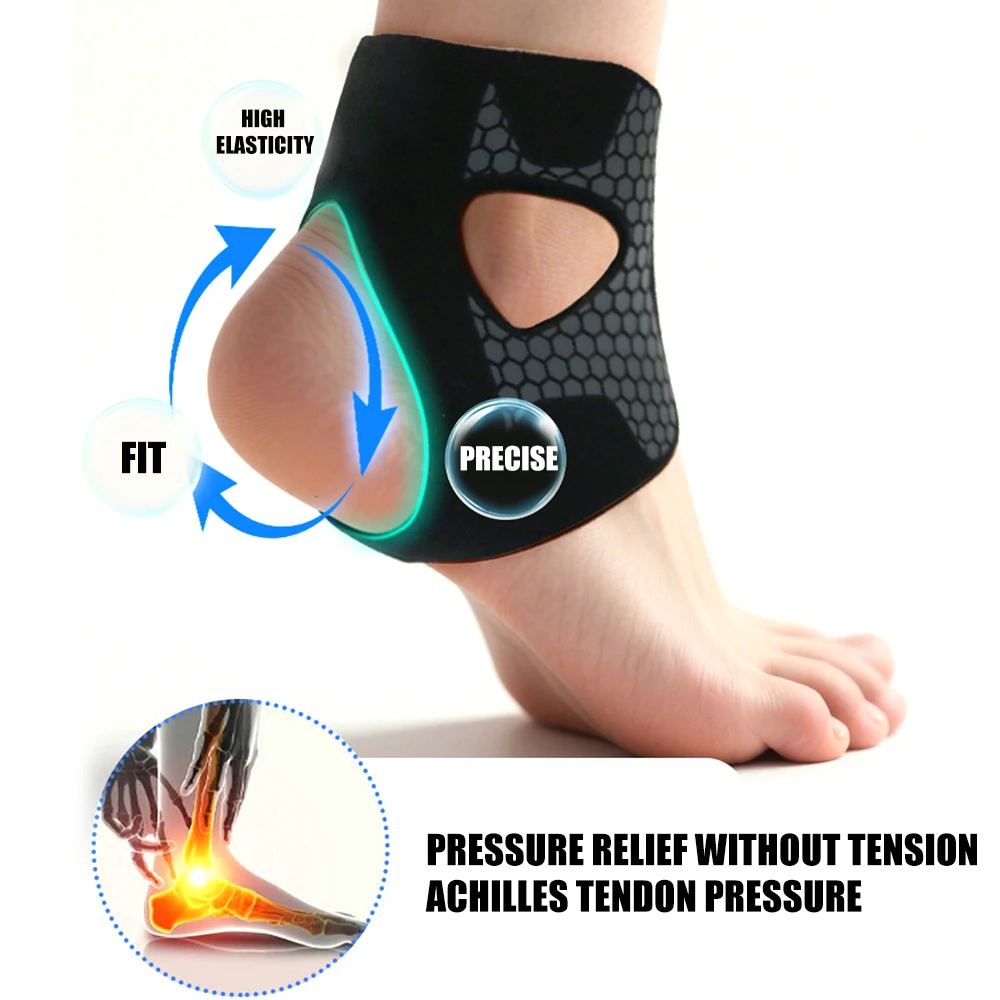 

Breathable Neoprene Ankle Brace - 1PCS Compression Sleeve for Arthritis, Plantar Fasciitis & Sports Support for Men & Women