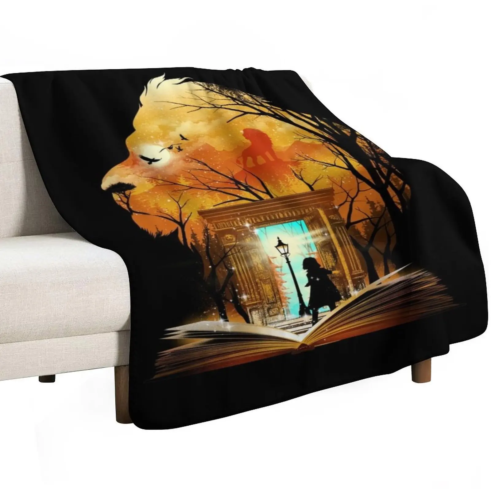 Courage Dear Heart Throw Blanket Cute Plaid Thermals For Travel halloween warm winter Sofa Quilt Furry Blankets