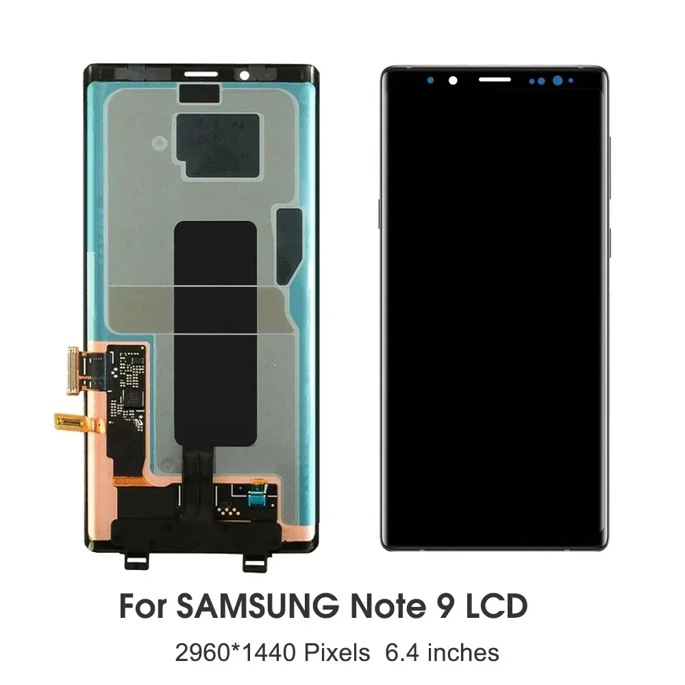 Note 9 For Samsung 6.4\'\'For AMOLED Note9 N960 N960F N960U N960W LCD Display Touch Screen Digitizer Assembly Replacement