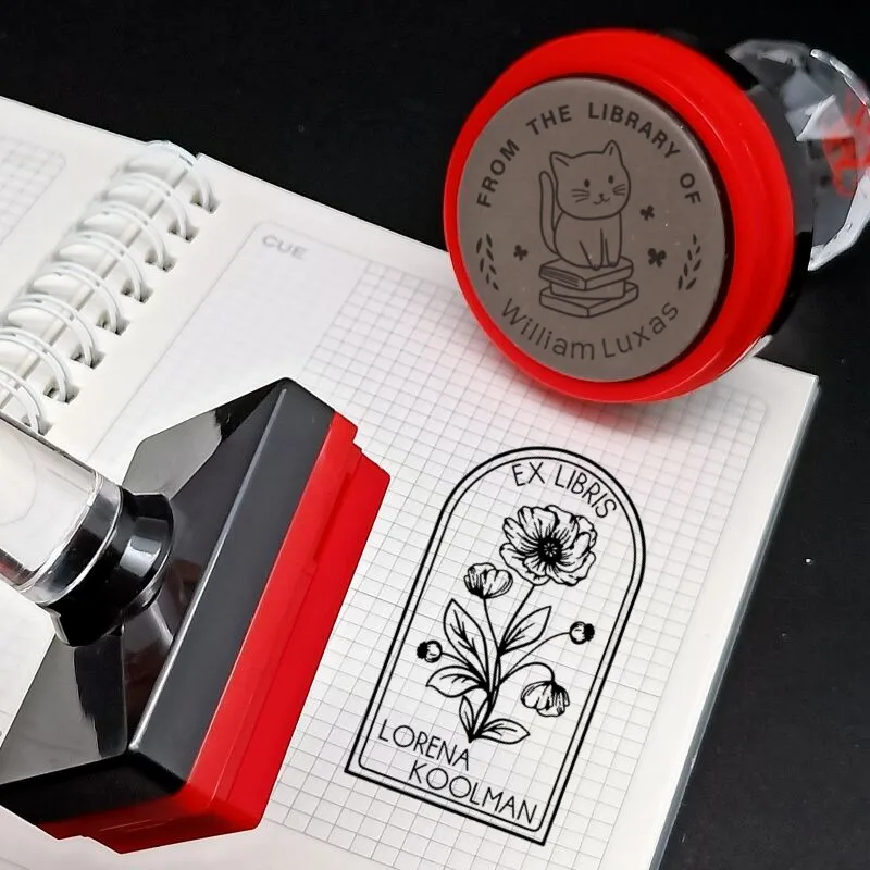 

Personalized your own Logo Self inking Stamp Customized Photosensitive ink Stamp Personalized Custom Self Inking Stamp Rubber