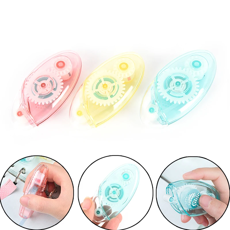 1 Stück doppelseitiger Klebepunkt Stick Roller Klebebandabroller nachfüllbar Neu