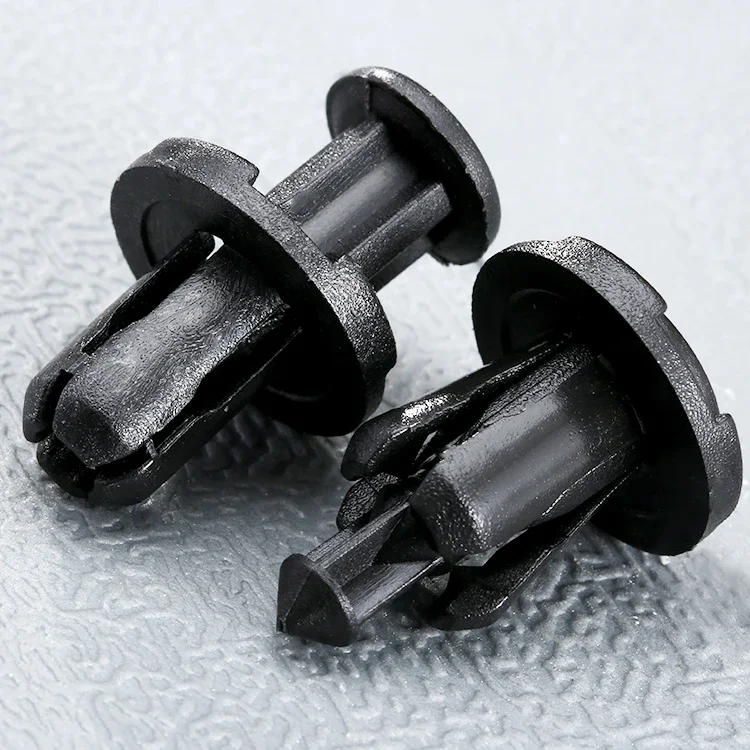 50Pcs Car Fastener Black Nylon Push-Type Engine Cover Car Rivet Clips fits for Subaru Impreza Forester 909140007 10mm Hole