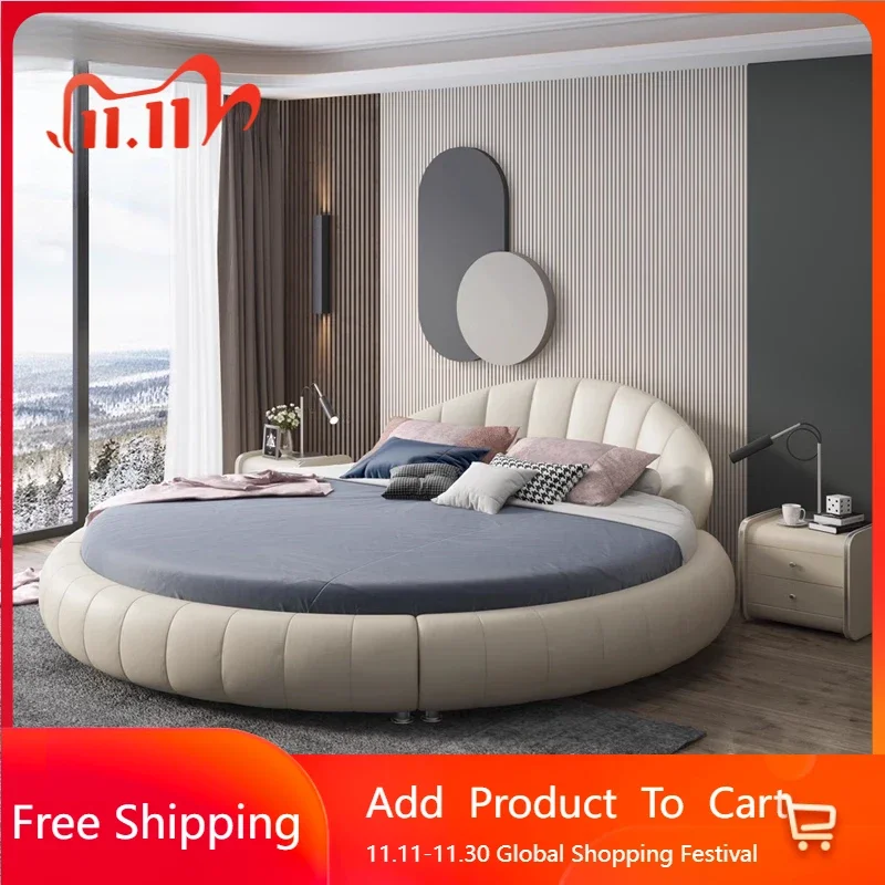 Simple Beauty Bed Double Modern Capsule Girls Headboards Bed Luxury Sleeping Portable Princess Cama Solteiro Trendy Furniture