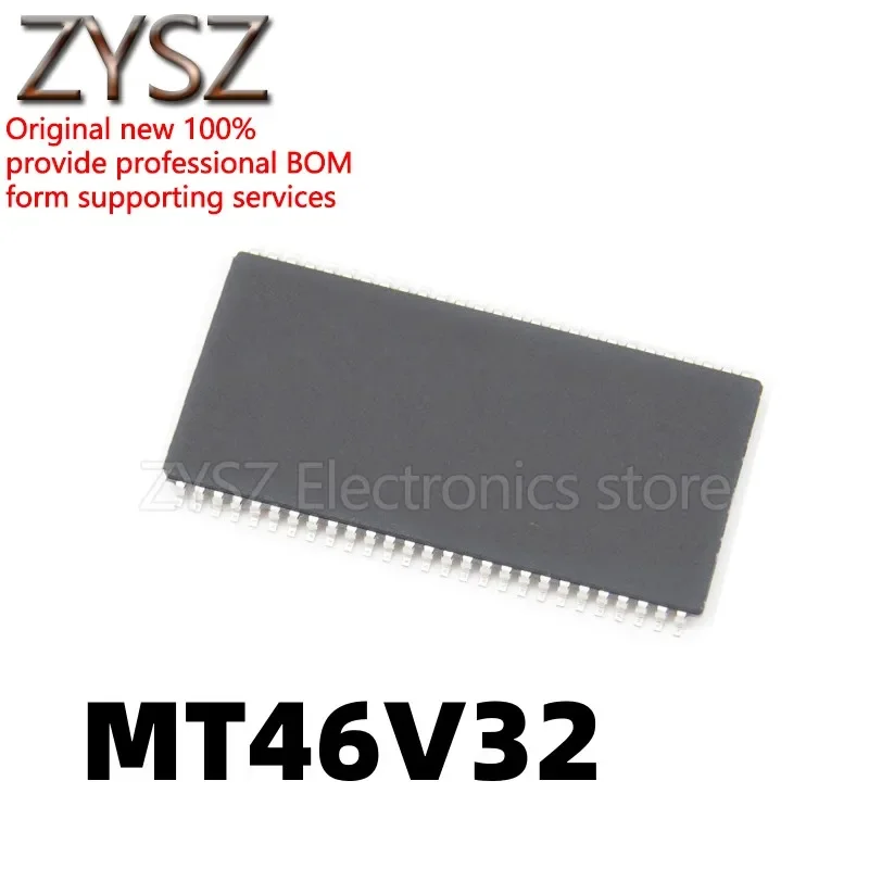 5PCS  MT46V32M16P-6T IT F 46V32M16 16-bit DDR chip 32M TSOP66