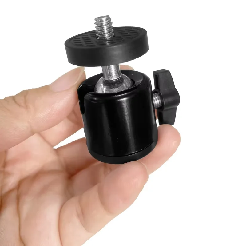 Stativ Mini-Kugelkopf 360° °   Drehbare Aluminiumlegierung 1/4-Zoll-Schraube für DSLR-Kamera, Handy, Video, Vlog, Fotografie