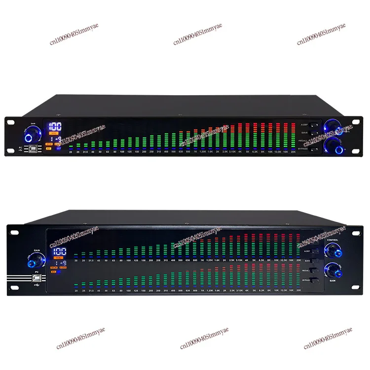 

Professional Audio Equalizer, High-end Audio Equalizer Eq31 Pre-effect Device Stage Home Karaoke Stereo