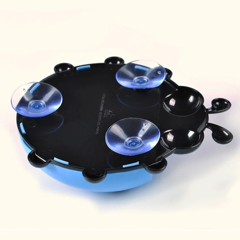 4-colours Cute Ladybug Toothbrush Holder Wall Suction Home Storage Rack Shelves Kids Bathroom Accessories Shelves Suction Cup