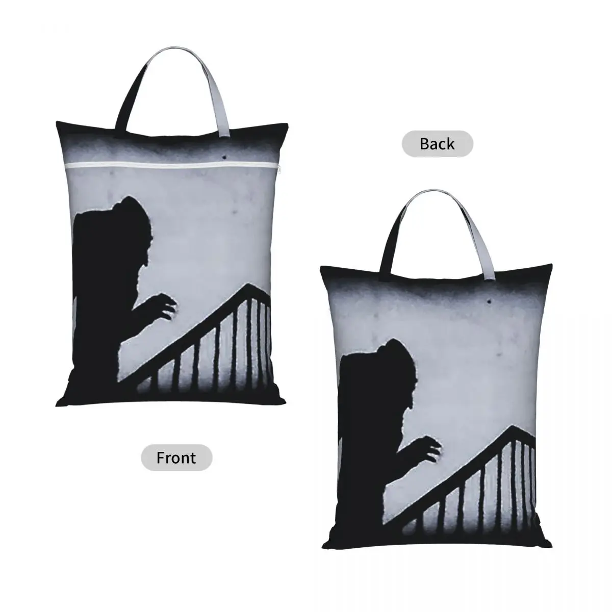 Nosferatu Classic Horror Movie Laundry Collector Foldable Laundry Basket Large Storage Washing Basket Home Organizer