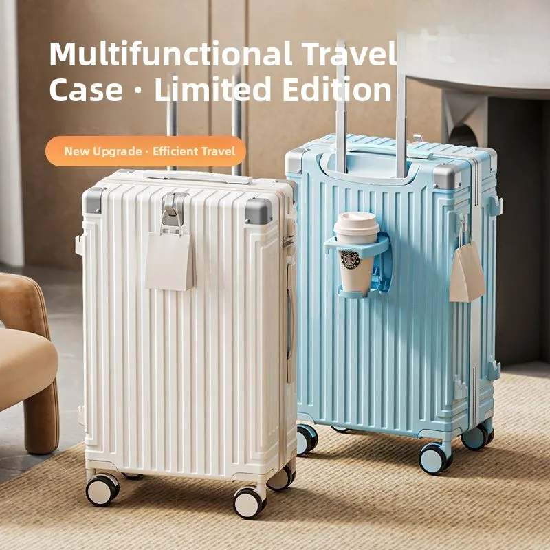

Durable Large Capaci Travel Suitcase for Men with Combination Lo Universal Wheels Casual Travel Sle ABS+PC Material