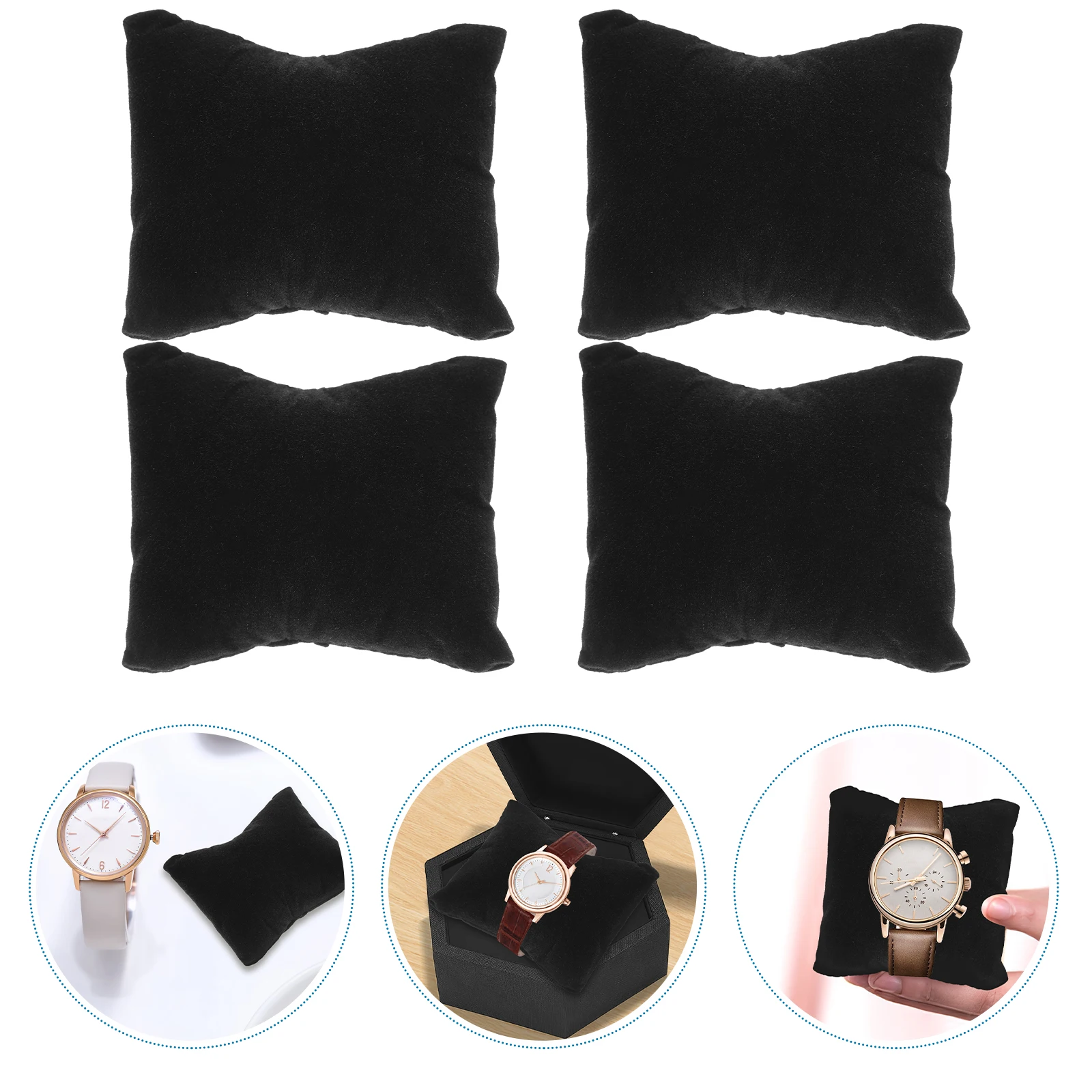 

20pcs Pillow Pillows Bangle Cushion Bracelet Jewelry Watch Cushion Exhibits Jewelry Display Pillow Home Retail Decor