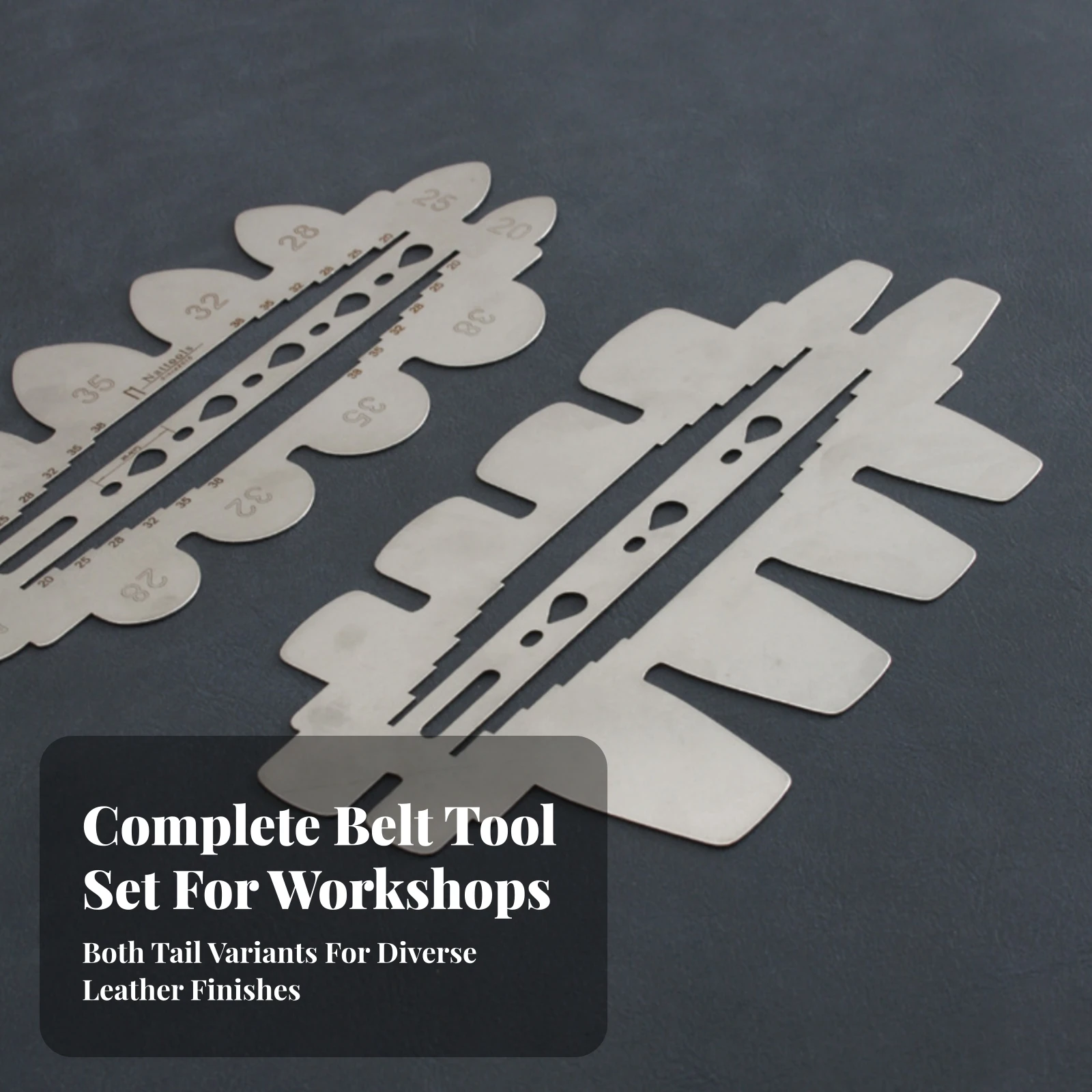 Belt Positioning Template Accurate Belt Hole Punching Guide Ruler Alignment Ruler with Scale Markings Symmetrical