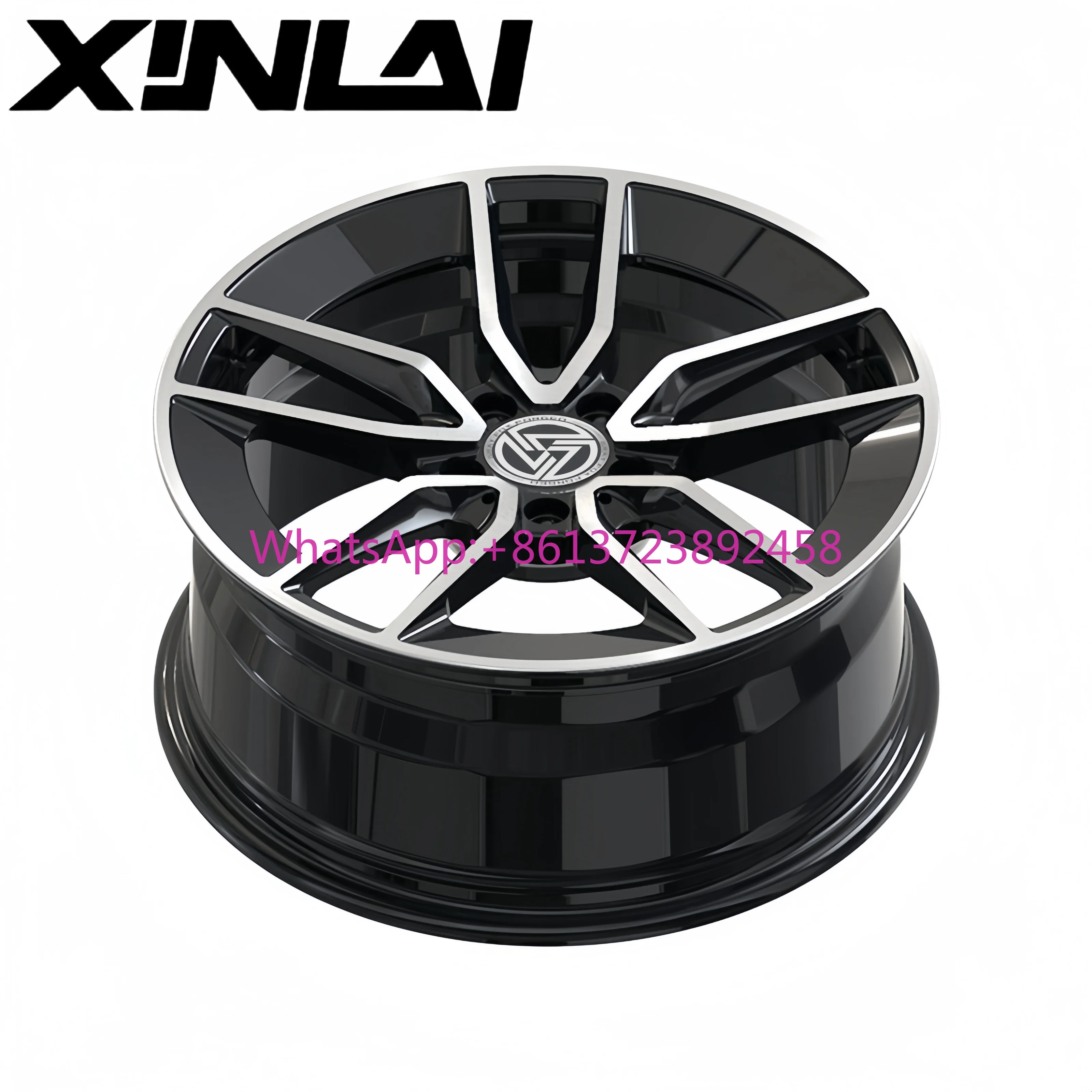 

XINLAI Custom Deep Concave CNC Machine Face 5x120 5x112 5x114.3 18 19 20 21 22 Inch 1-piece Forged Wheel for 918 718 F01g20 G30