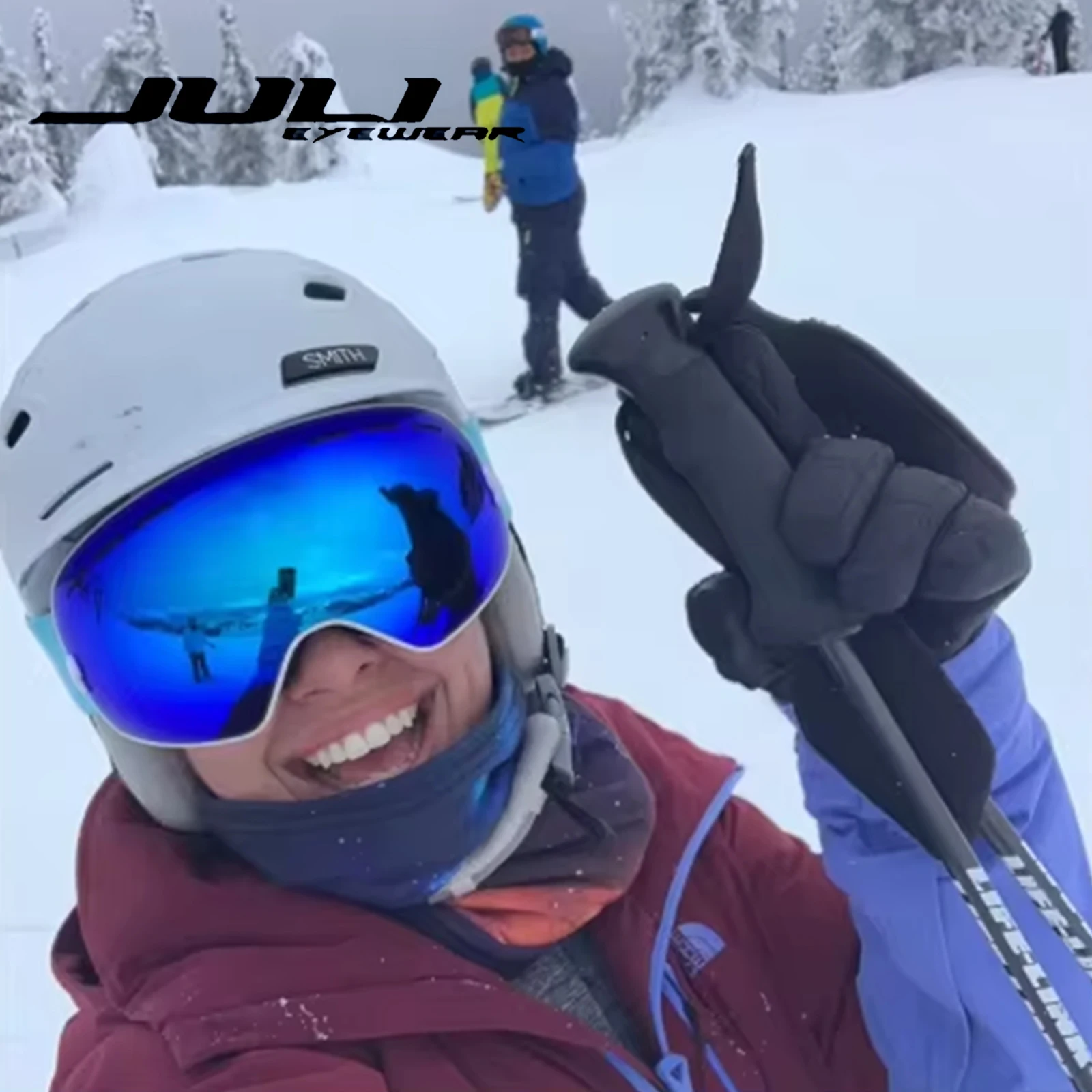 

MAXJULI Snowboard Goggles Anti Fog Winter Outdoor Sport UV400 Protection Men Women Ski Glasses Eyewear BNC