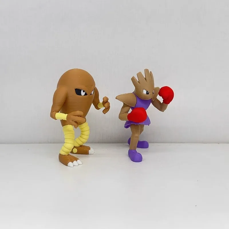 3D Printing 1/20 Scale World Shellder Hitmonchan Hitmonlee Pokémon Game Peripheral PLA Collection Desktop Ornament Decoration