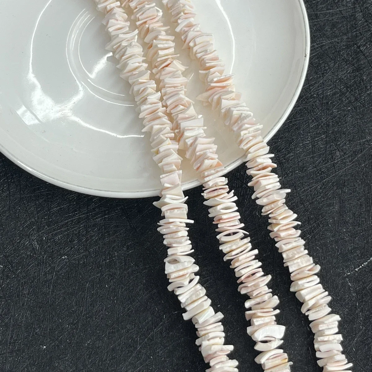 

7-10mm White Irregular Shell Bead Natural Freshwater Exquisite Jewelry Making DIY Necklace Bracelet Earrings Accessory Wedding