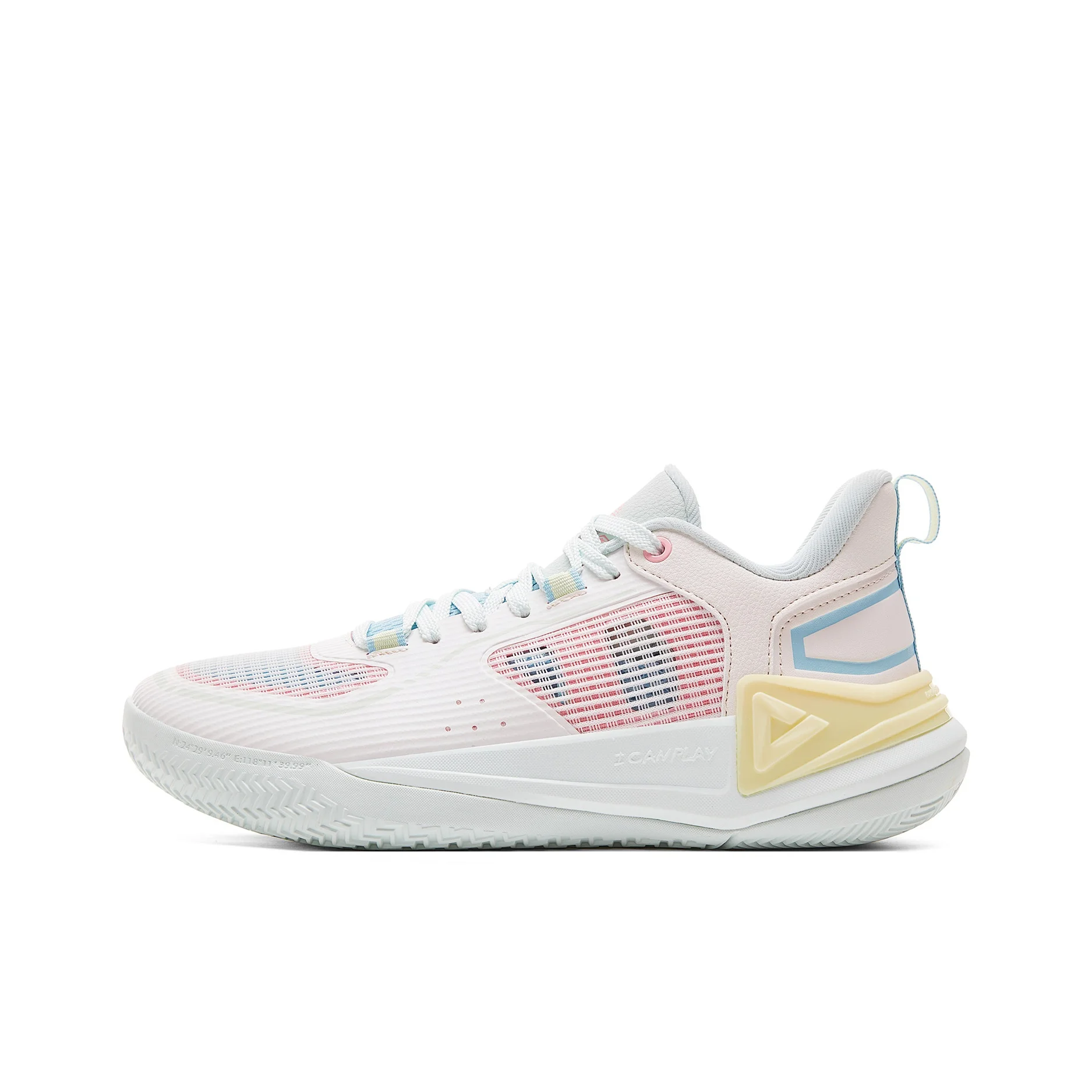 PEAK Low top Basketball Shoes Women's Ivory Green DA520302