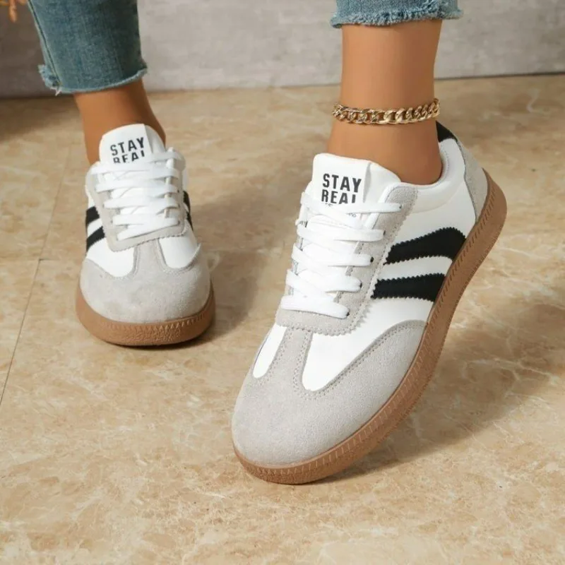 Damen Schnür-Freizeitschuhe für den Alltag, Bequem und Modisch, Leicht, Atmungsaktiv und Vielseitig – Detail 3