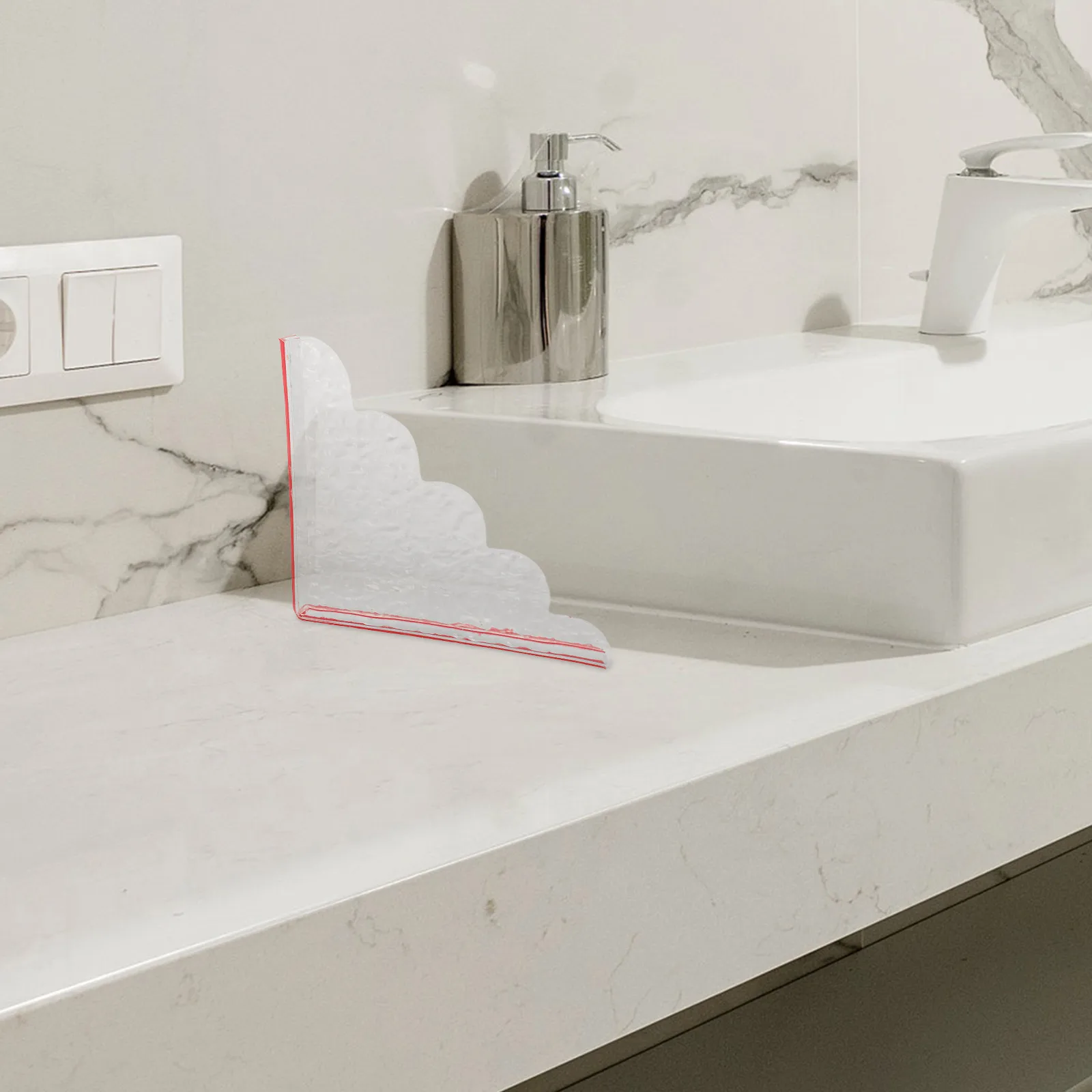 

Splash Guard Acrylic Sink Shower Water Blocker Tub Bathtub Guards for Showers Corner High Transparency Decorative Easy