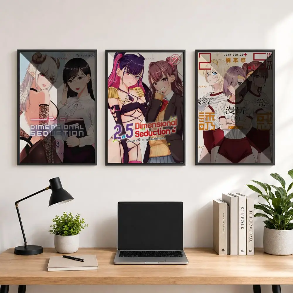 Anime 22.5Dimensional Seductioned Poster Poster, Wall Decor Art Print, Abstract Wall Decor Art Print for Living Room