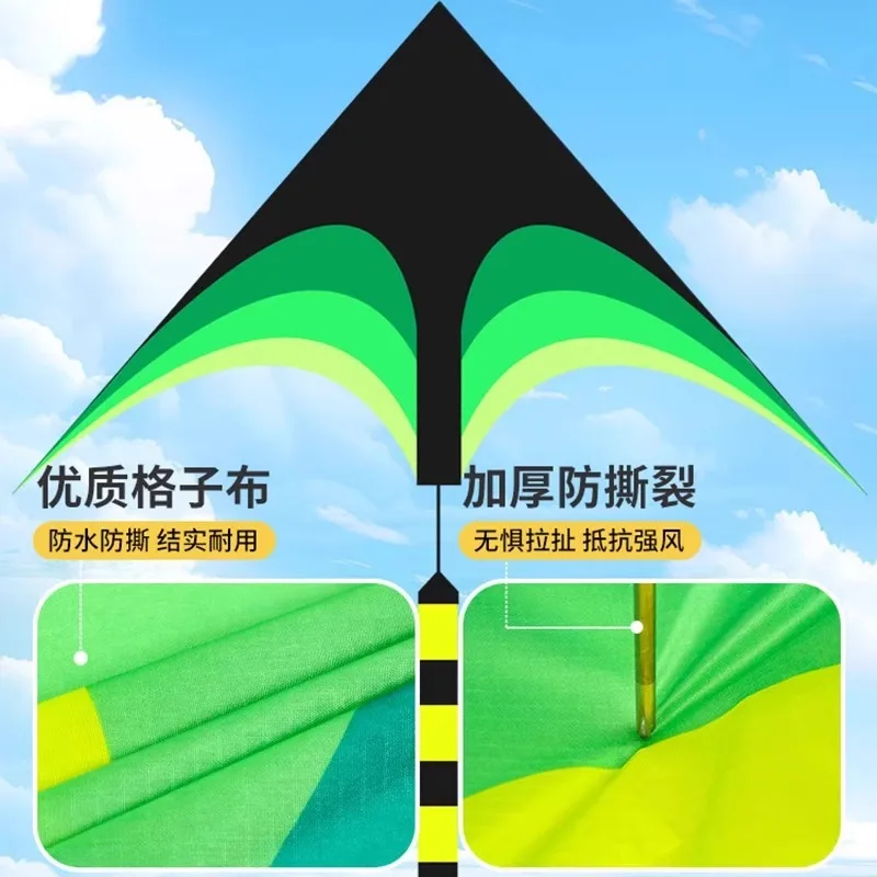 Zestaw Latawca Łąka Latawiec Wiatr do Latać Dzieci Dorosły Duży Kolor Długi Ogon Sznur Latawce Krata Zabawa na Świeżym Powietrzu Sporty Zabawki 1.6m