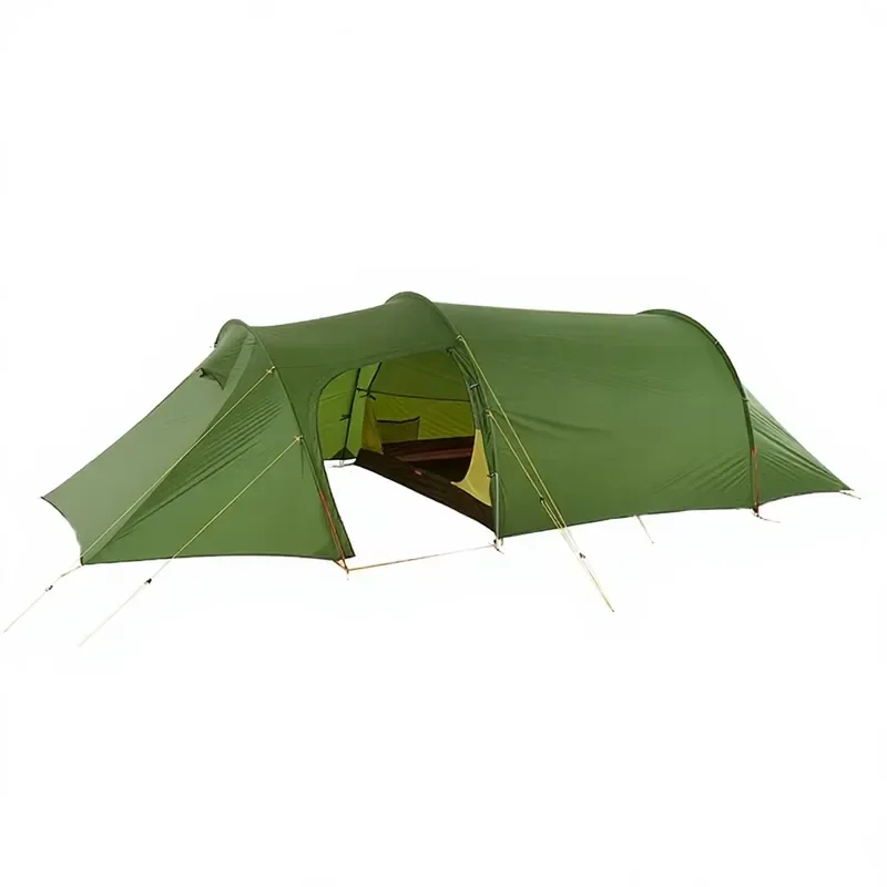 Foldable outdoor rainfly waterproof tent for 3-4 people family camping tent