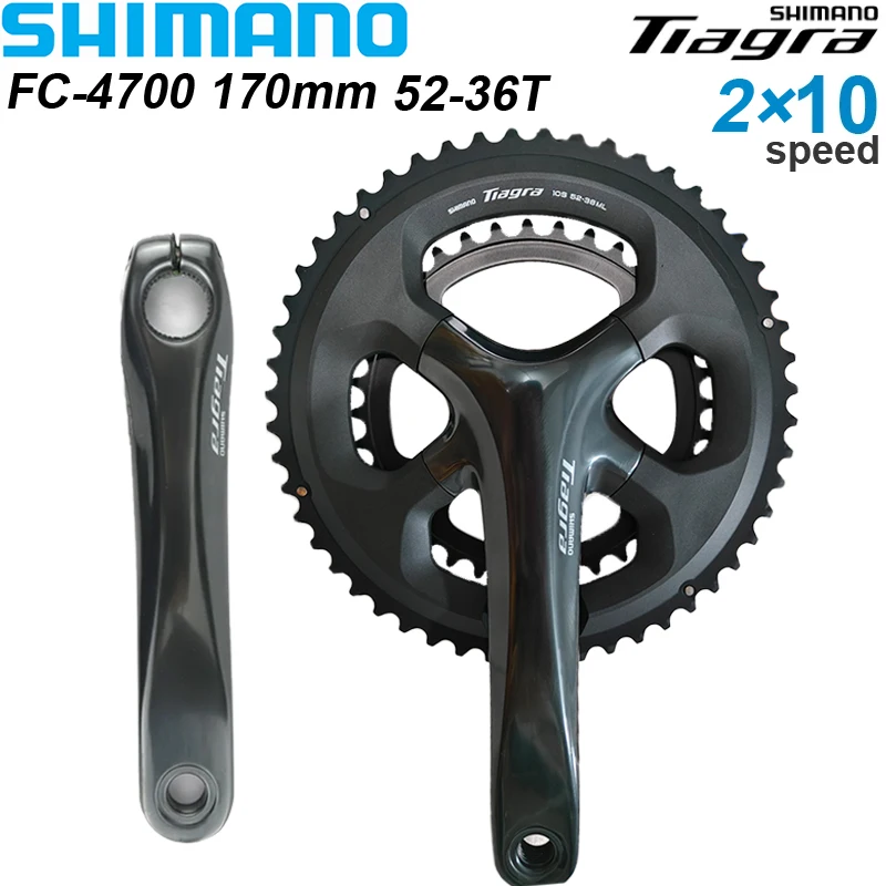 SHIMANO Tiagra FC-4700 2X10S Speed Road Bike Crankset 52-36T 50-34T 170MM 175MM 20S Bicycle Chainwheel Crankset Bike Accessories