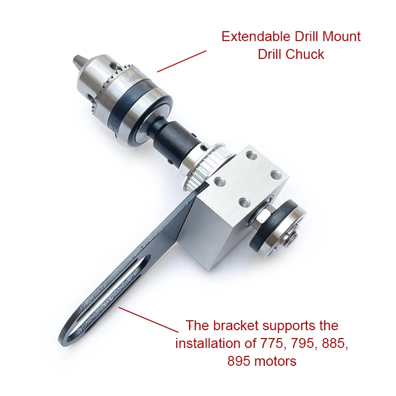 Mini Table Saw Spindle DIY Woodworking Cutting Spindle Bearing Seat Table Saw Spindle Assembly Ball Bearing Spindle Motor