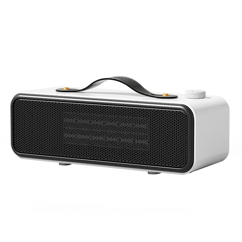 سخان كهربائي صغير لسطح المكتب، مروحة دافئة صامتة منخفضة الطاقة لتدفئة المكتب PTC السريعة، حماية من الأطراف، موفرة للطاقة #5