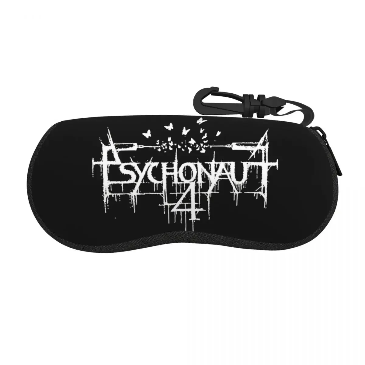 Psychonaut 4 Logo Glasses Case Travel Box Rock Death Glasses Storage Box Office Eyewear Container