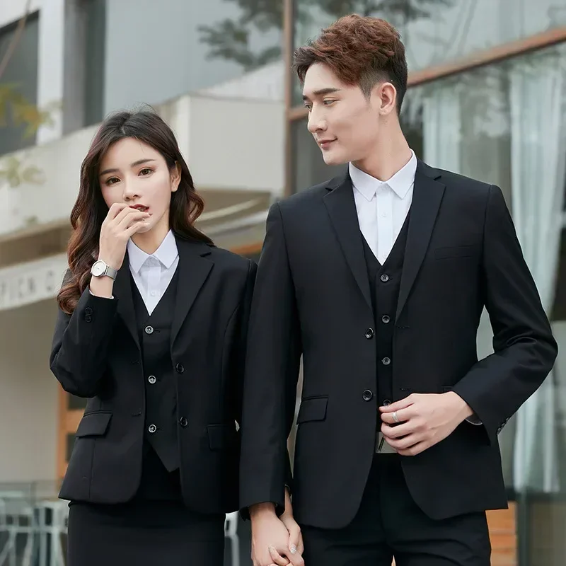 Suit For Men Wedding 3 Pieces 2 Sets Blazers Elegant Jackets Vest Pants Luxury Business Coats 2024 Formal Korean