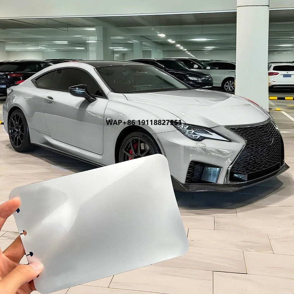

High Quality Dual-Application TPU Automotive Film Rolls High-Gloss Grey 30% Cost Savings Car Stickers
