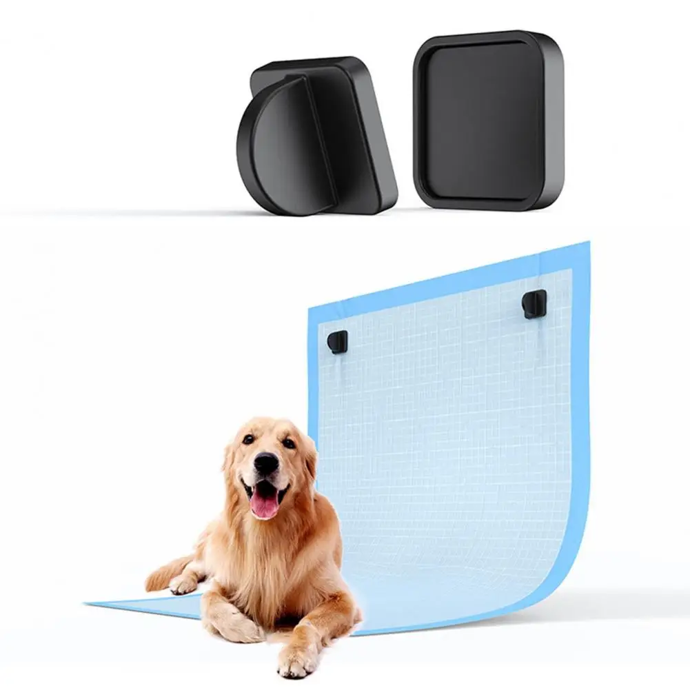 

2Pcs Dog Pee Pad Holder for Dogs Strong Magnet Adsorption No-slip Wall Mount Puppy Potty Training Pee Pad Holder for Home Room