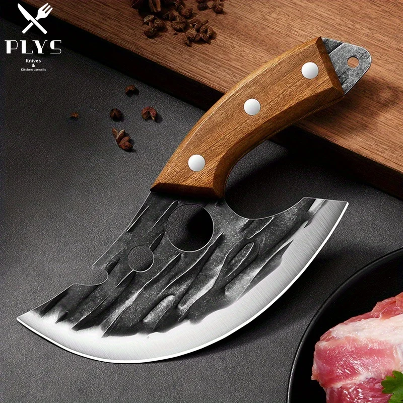 PLYS Forged Boning Knife Splitting Knife Boning Specialty Knives Kitchen Knife Mini Machete