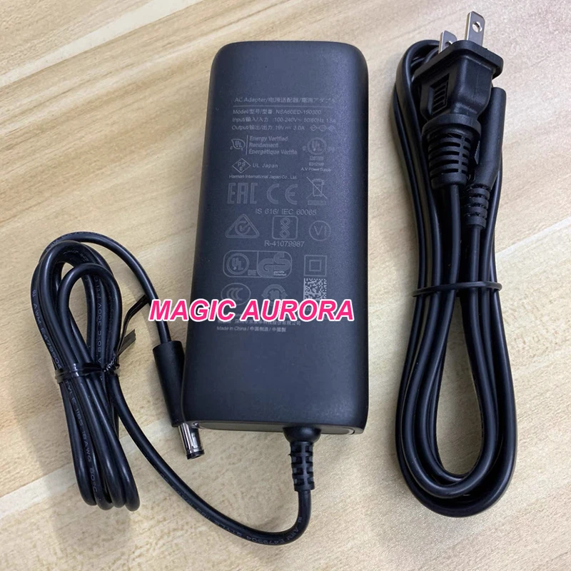 Genuine NSA60ED-190300 AC Adapter 19V 3A 57W Charger For Harman Kardon Sound Speaker Power Supply 5.5x2.5mm