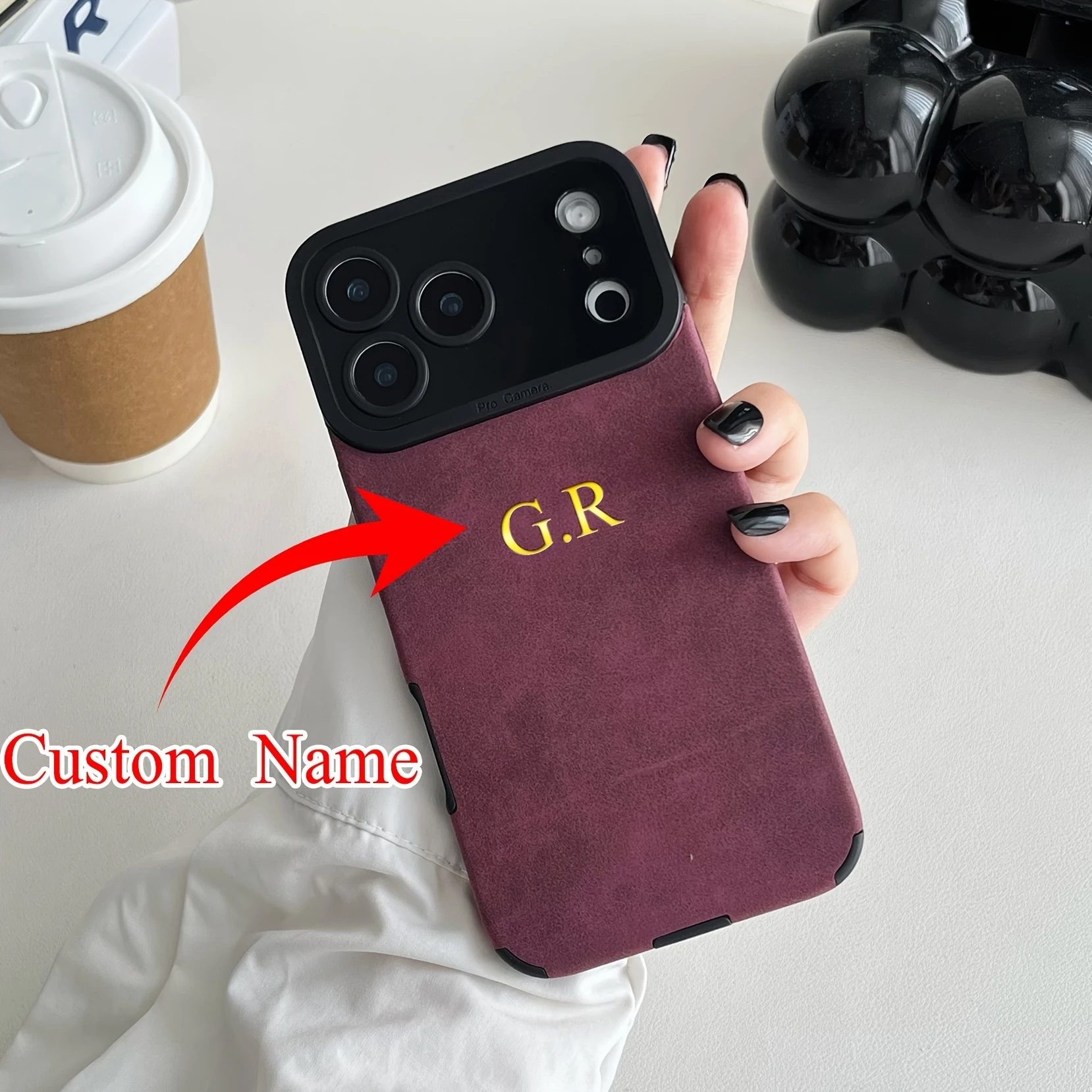 Phone Cases Personalised - Luxury Personalized Customized Golden DIY Name