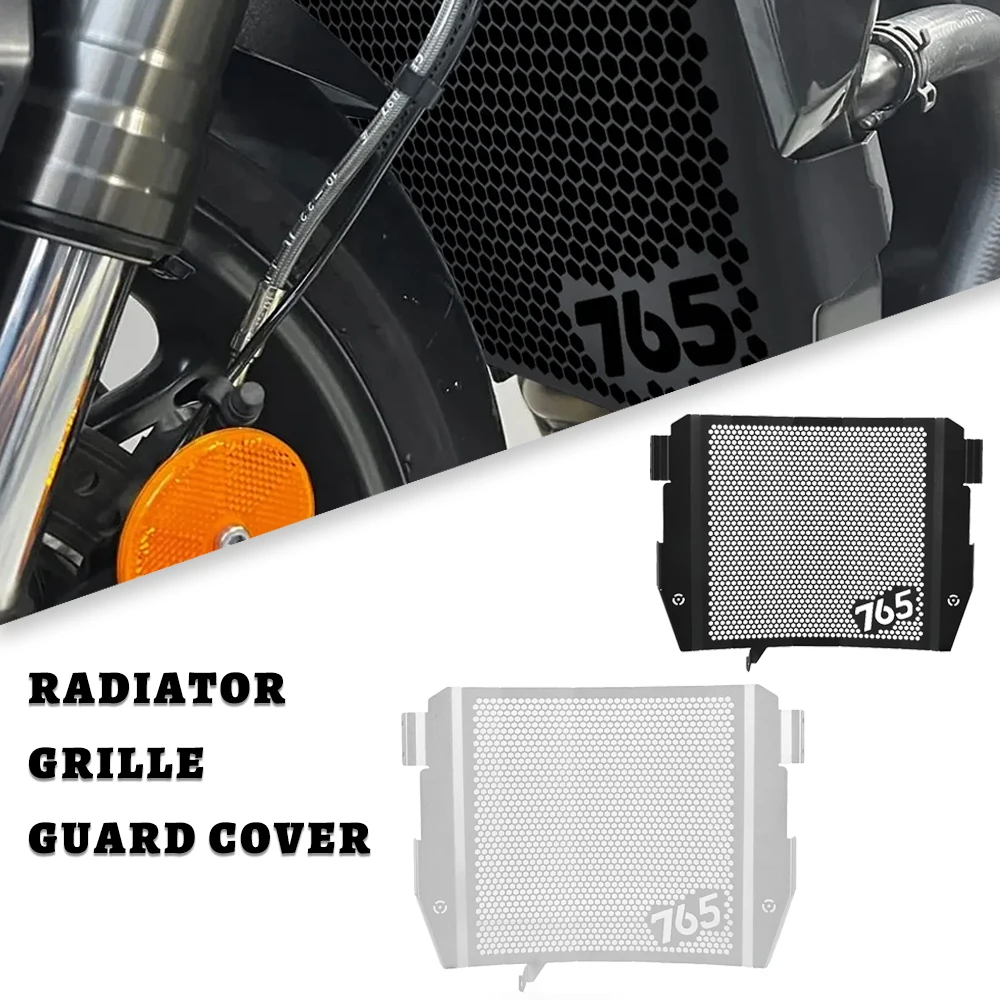 

Moto 2 765RS 765R Аксессуары для мотоциклов Защитная решетка радиатора Защитная крышка для Street Triple Moto2 765 RS R 2025 2024 2023