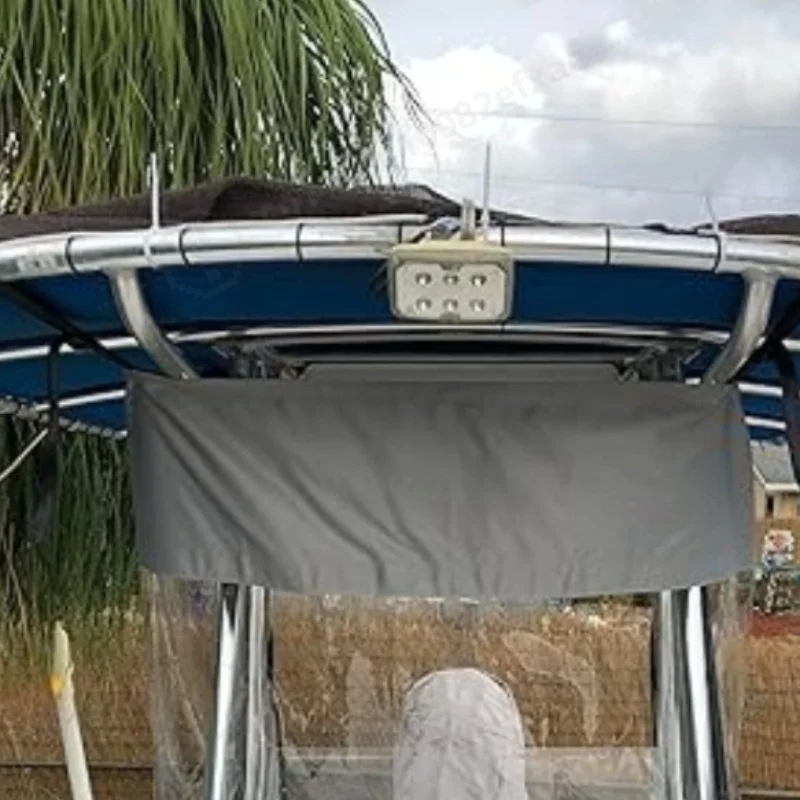 Heavy Duty PVC Windproof Wind Blocker for T-Top Sun Shade Canopy Waterproof Rain Curtain Outdoor Patio Gazebo Cover