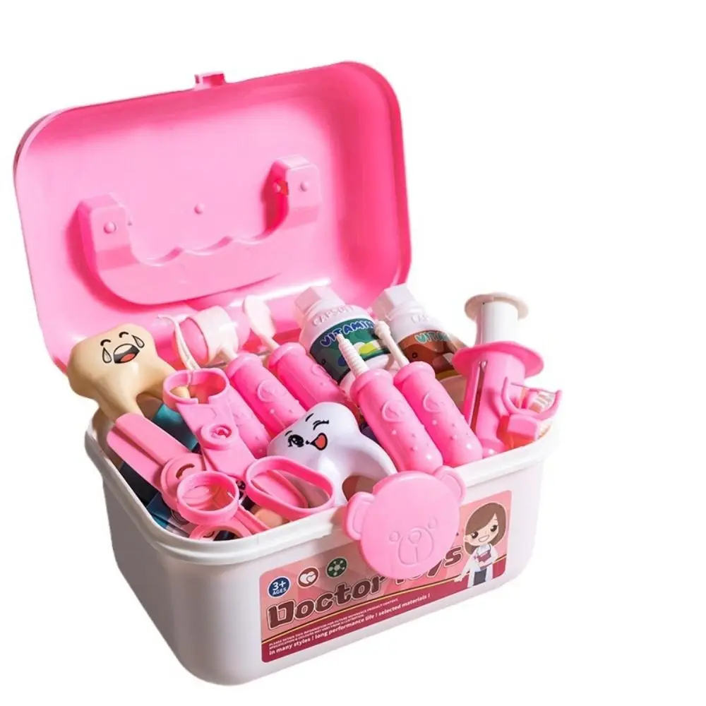 

Creative Children Doctor Play Set Educational Interactive Doctor Pretend Role Play Kit Funny Blue/Pink Stethoscope Doctor Set