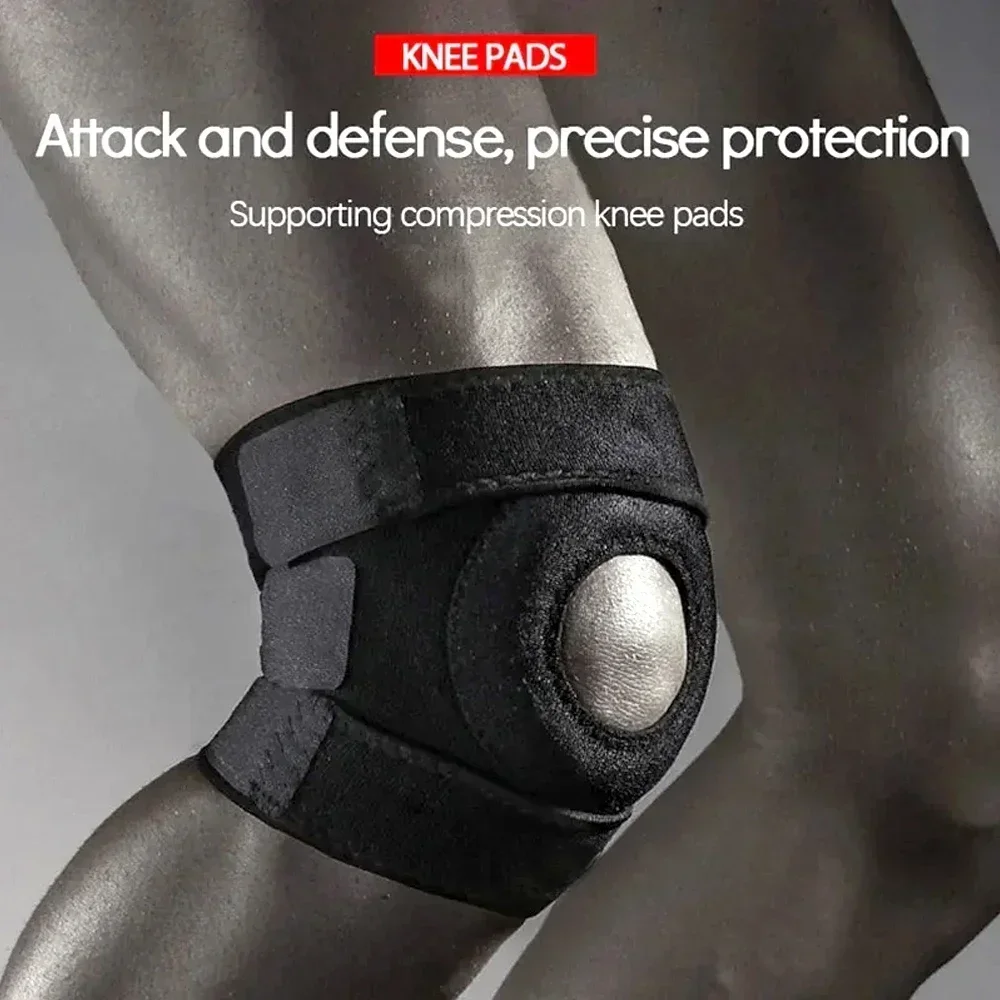 Knee Support Patella Brace,Adjustable Straps Knee Support Wrap for Knee Pain,Knee Brace for Working Out,Running,Injury Recovery