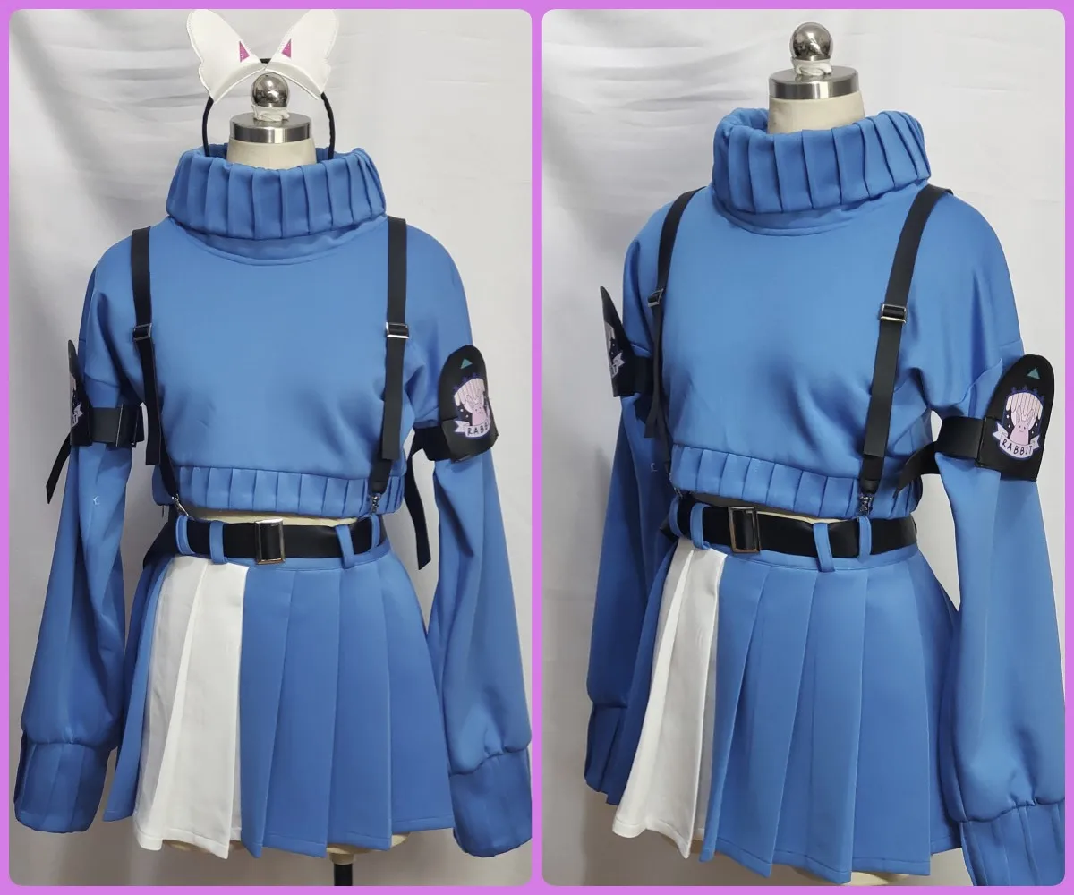 COS-HoHo Blue Archive Kazekura Moe Game Suit Sweet Lovely Cosplay Costume Halloween Party Role Play Outfit Women Any Size