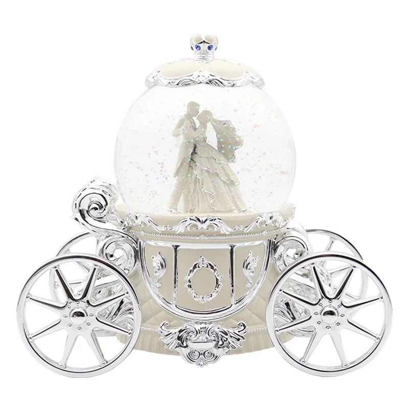 Crystal Ball Music Box Girl Birthday Newcomer Engagement Gift Ornament