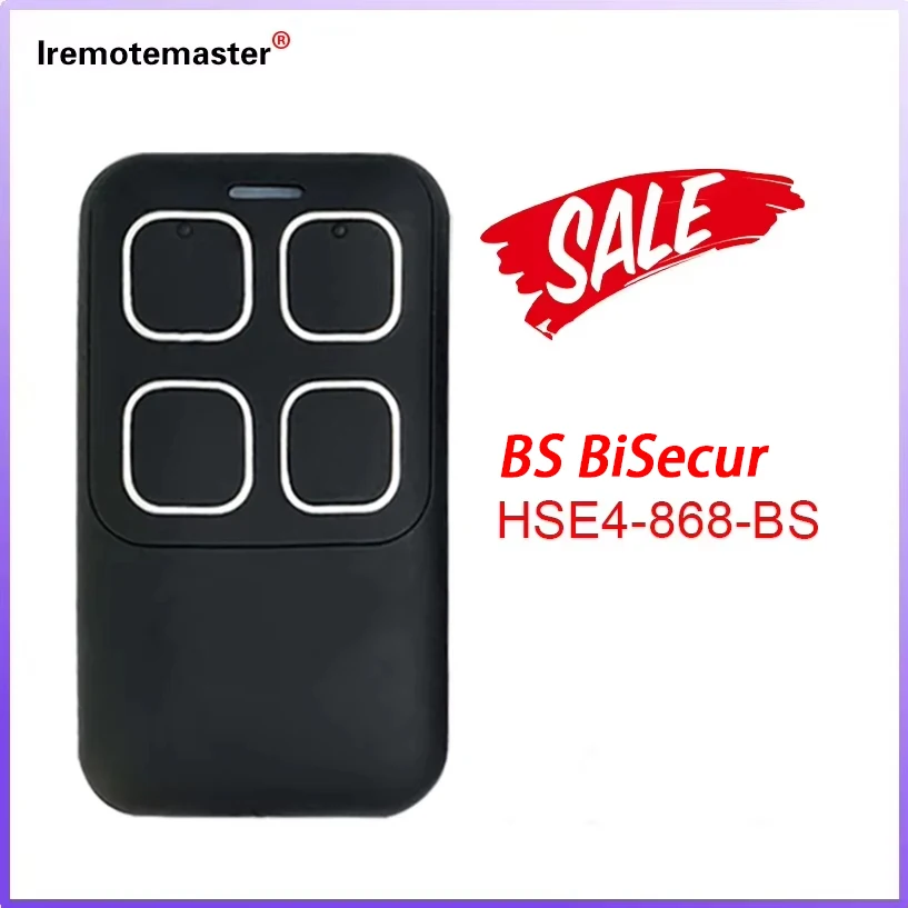 2025年新発売 BS BiSecur 868MHzガレージドア/ゲートリモコン BS BiSecur HSE4 HSE2 HSE5 HSE1 HS1 HS4 HS5 HSP4 HSD2 卸売