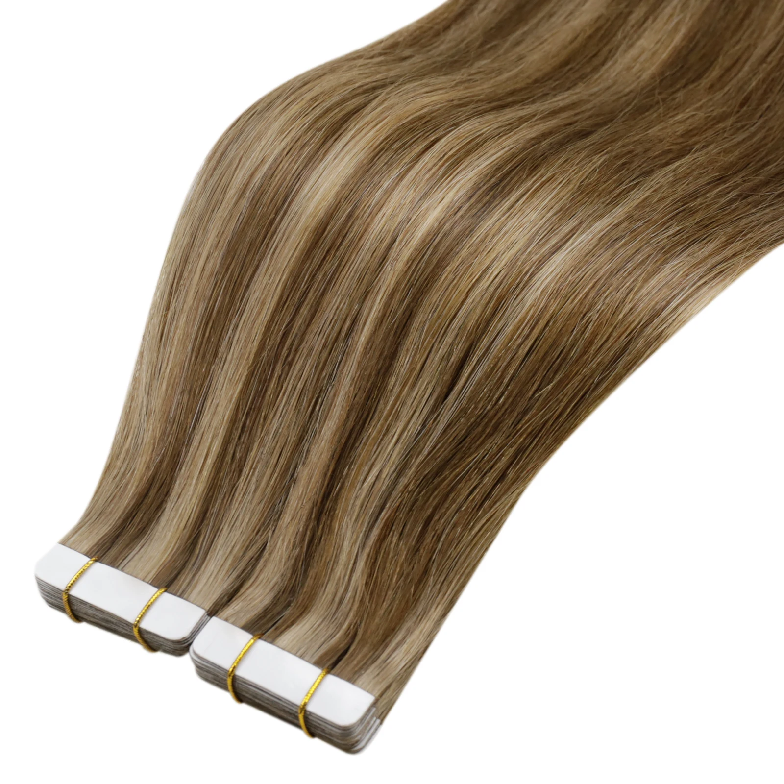 Laavoo Remy Tape in Human Hair Extension For Women  Real Straight Natural Brazilian Hair 12-24inch 40pcs Skin Weft Human Hair