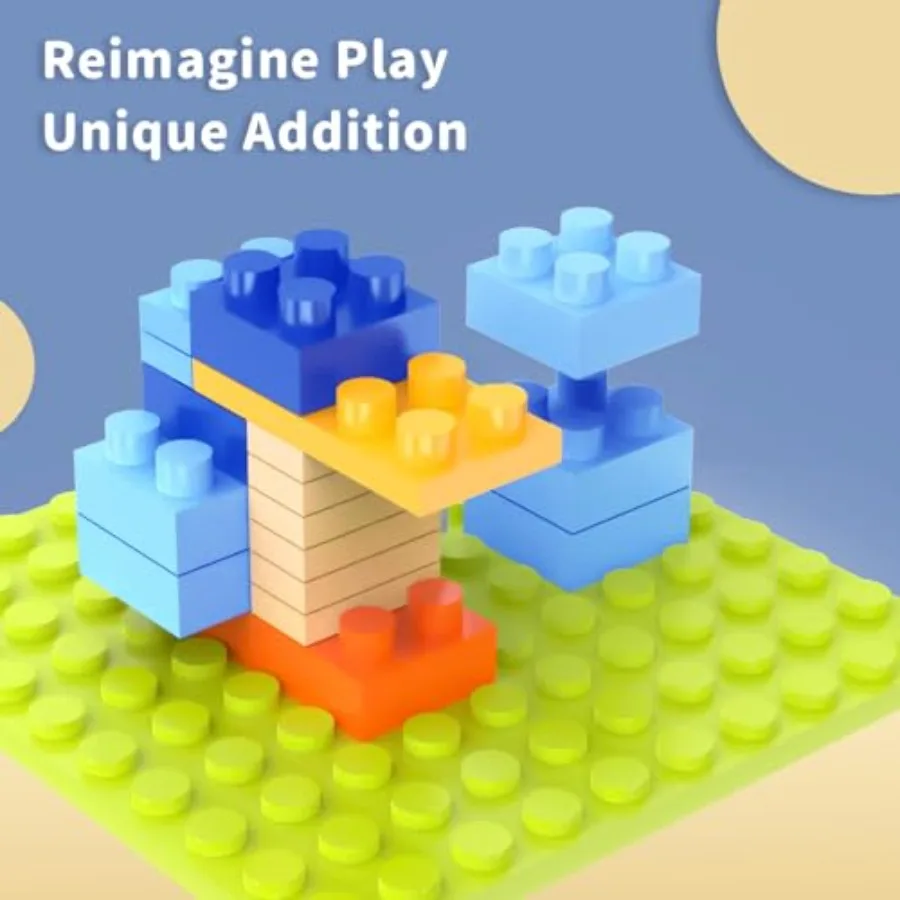 1100-teilige Bausteine, klassisches Bauspielzeug, kreative Massenbausteine-Sets, kompatibel mit Lego-Grundplatten-Sets, 17 Farben