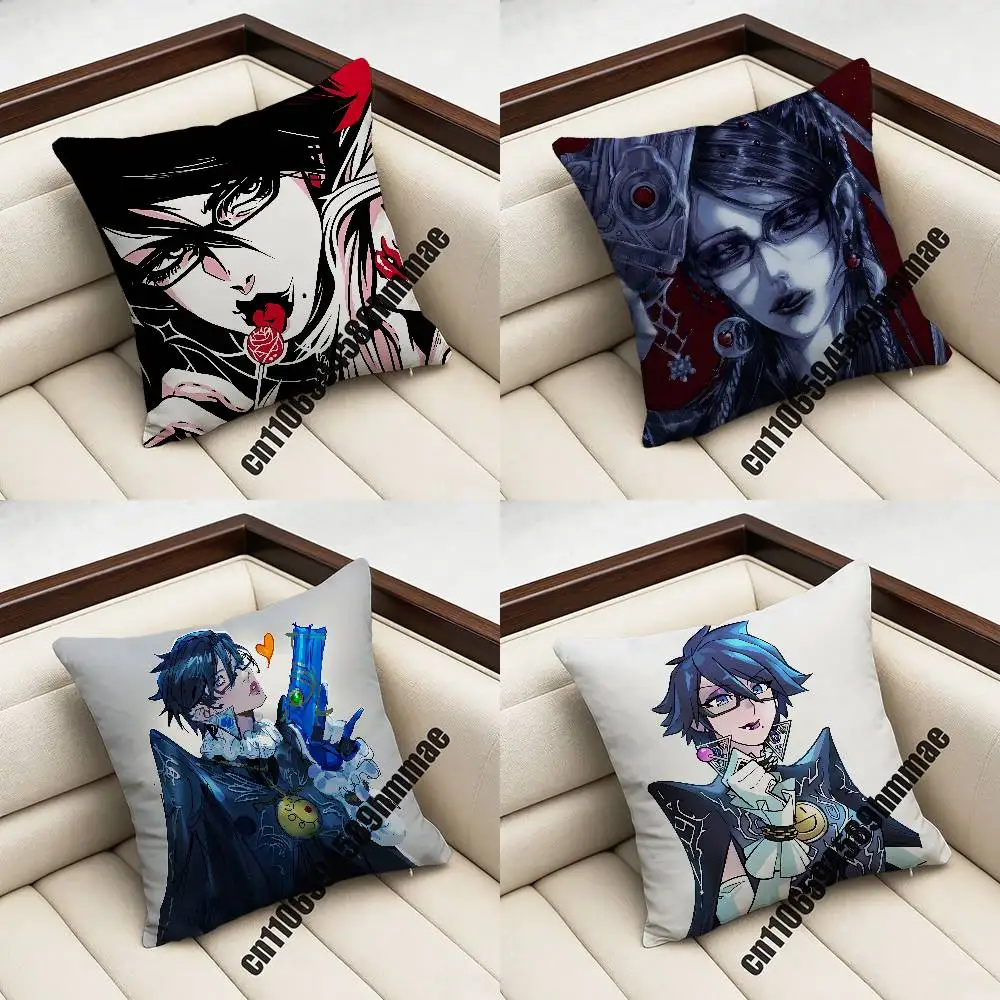 

For Game B-Bayonetta Cereza Throw Pillow Case Sham 45x45cm 35x35cm Square Bedroom Pillowcase Cushion Cover
