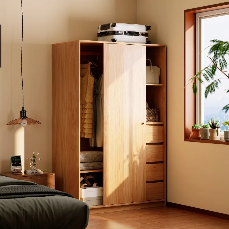 

Mini Cube Wardrobe Wooden Drawers Walk In Bedroom Storage Minimalist Jewelry Wardrobe Kids Clothes Muebles Furniture For Room