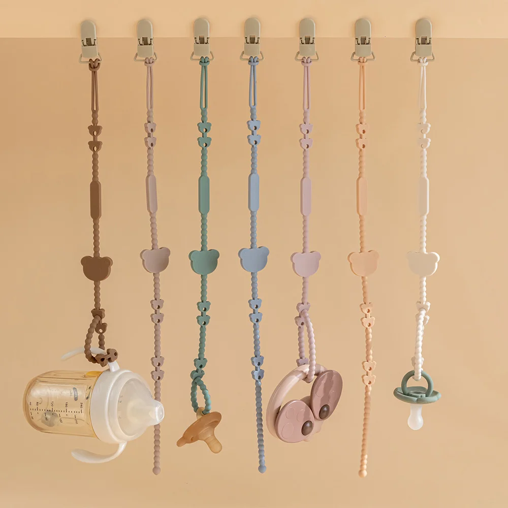 

1 шт., силиконовая цепочка для соски, детская игрушка-прорезыватель, веревка для защиты от падения, цепочка для детской соски, цепочка против потери