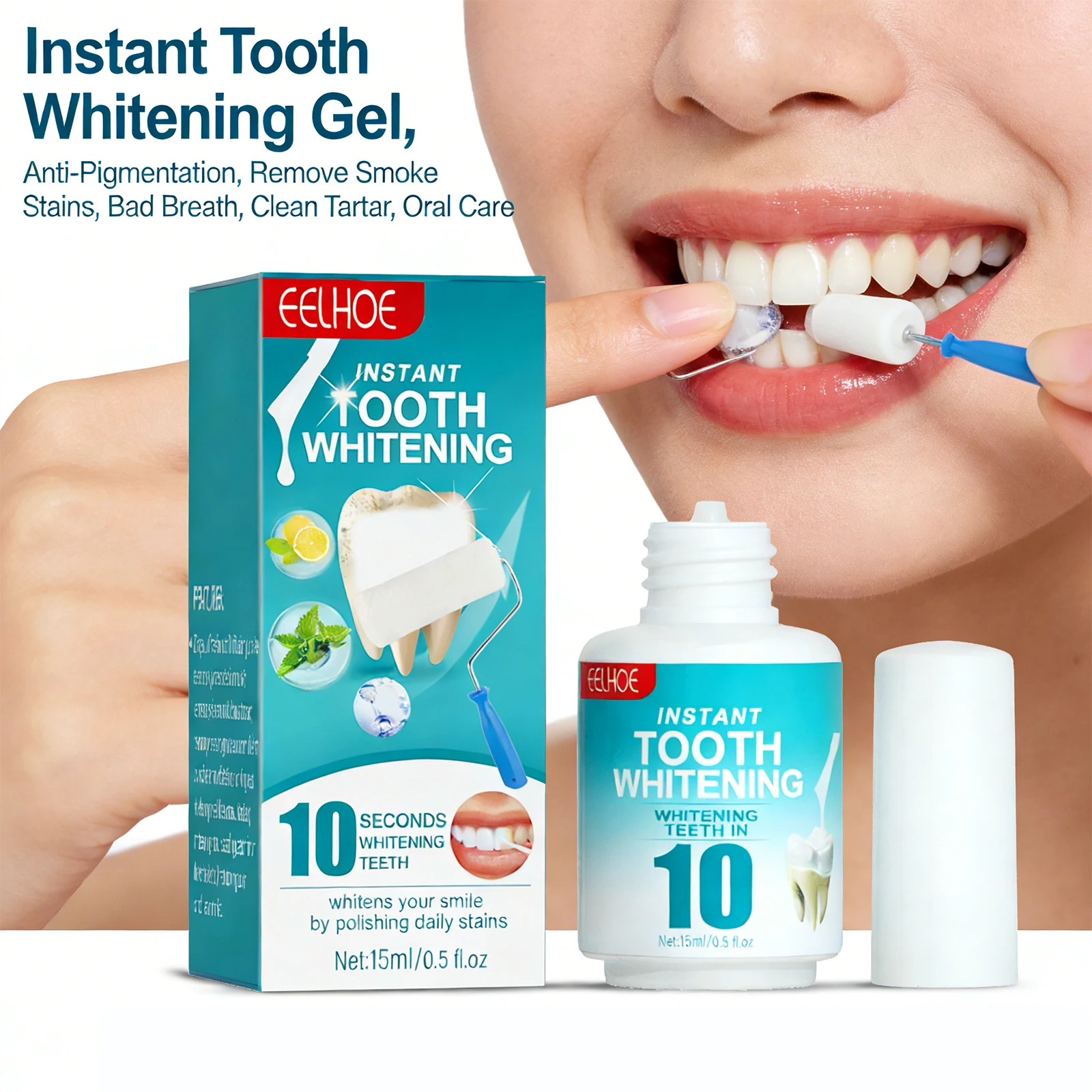 Pintura Blanqueadora Dental qu - Teeth Paint Whitening reseña y precio